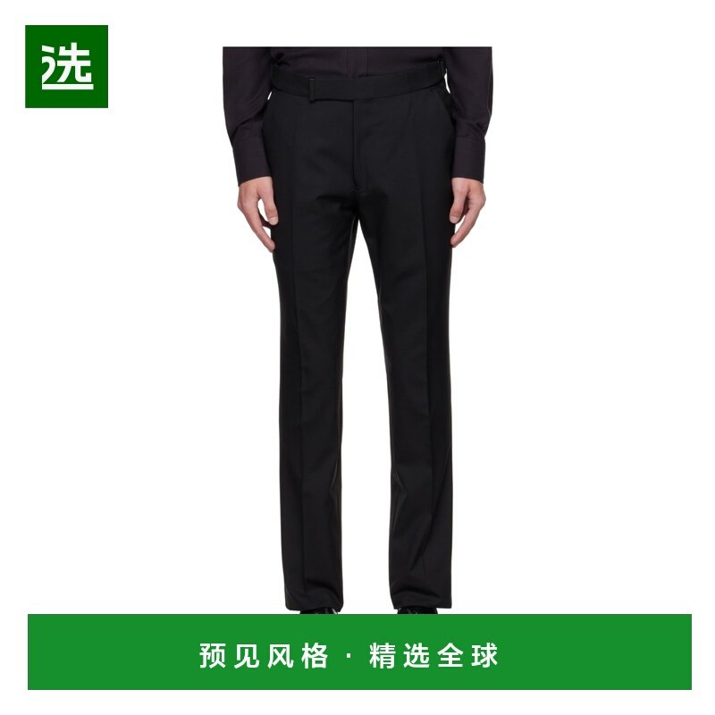 1h可退 香港直邮TOM FORD 男士正装裤 PLPT02WOS02NAA AW2025 黑,男装,西裤,淘宝优惠券,粉丝福利购,淘宝优惠卷