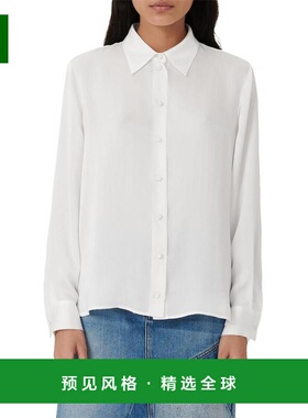 1h可退 【美国直邮】Maje|Cecily 真丝衬衫