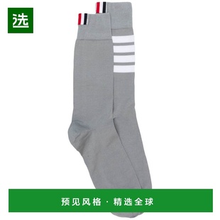 香港直邮THOM BROWNE 男士袜子  AW2025 MAS023B01690035灰色男袜