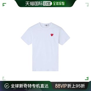 Play 香港直邮Comme Garcons PLAYCOMMEDESGARON Des logo标志T恤