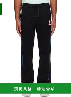 1h可退 香港直邮Casablanca 男士 黑色 Gradient Piping 运动裤 M