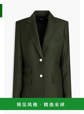 1h可退 香港直邮THEORY 希尔瑞 女士 羊毛法兰绒西装外套 O080110