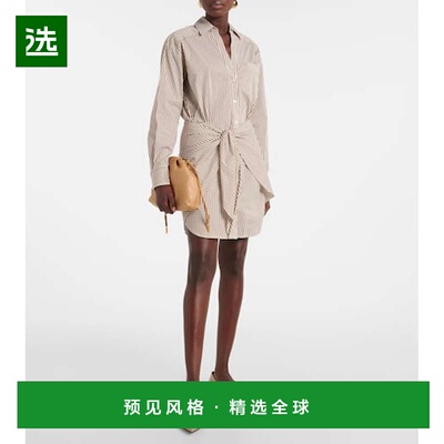 1h可退 香港直邮VERONICA BEARD 女士 Roanoke 棉混纺衬衫式连衣