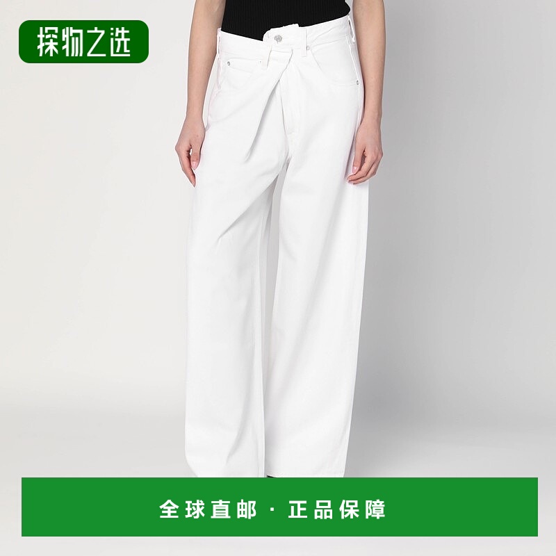 1h可退 香港直邮AGOLDE 女士 Vana 宽松折叠白色牛仔裤 A2411183M