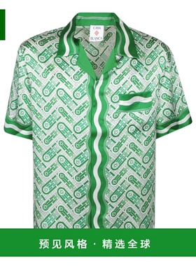 香港直邮CASABLANCA 男士衬衫 MPF25SH00310 AW2025 白色 Short s