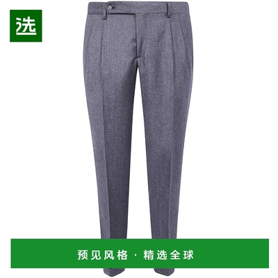 香港直邮BARBA 男士休闲裤 FIRENZE5102690 AW2025 蓝色 