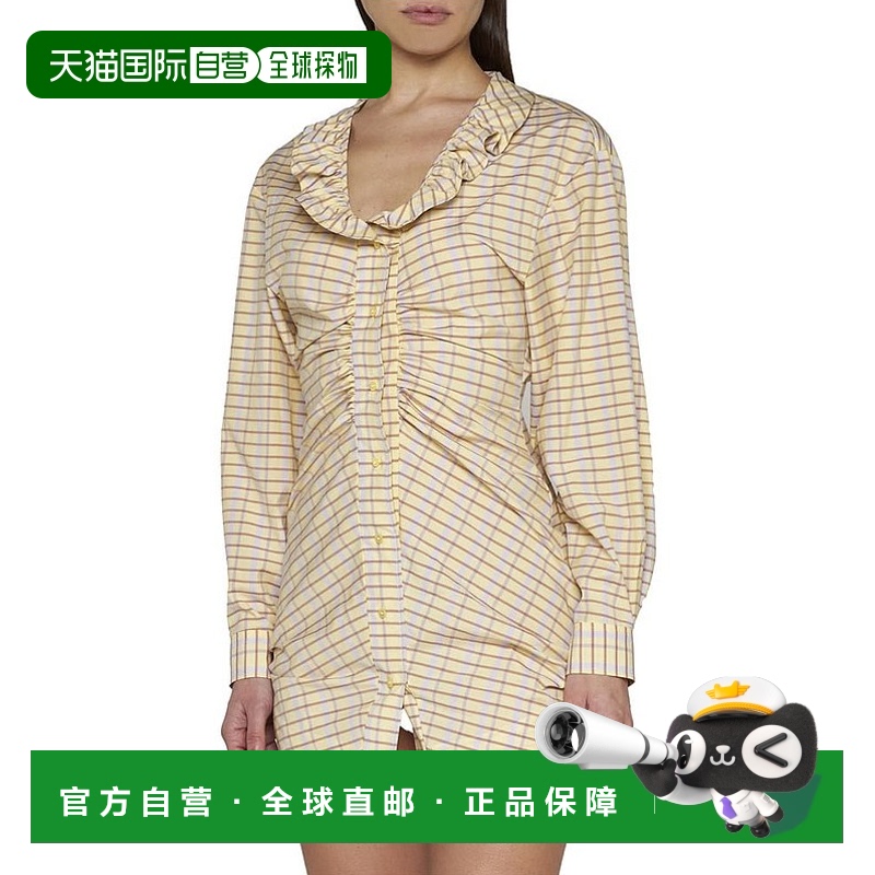 香港直邮Isabel Marant 衬衫式连衣裙 RO0066FBA1I27I