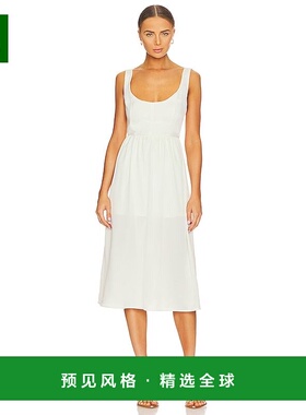 1h可退 香港直邮Weworewhat 女士 束腰中长连衣裙 WWD203