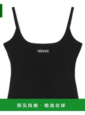 香港直邮Versace Logo罗纹背心 10205241A15461