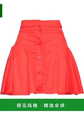 1h可退 香港直邮ANDREĀDAMO 女士 迷你半身裙 red红色 舒适时尚