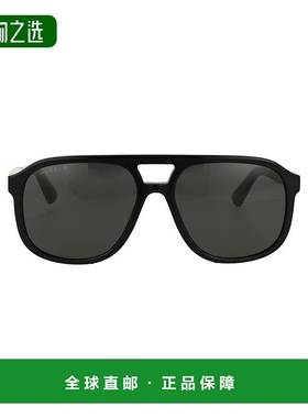 1h可退 香港直邮Gucci 古驰 男士 徽标太阳镜 GG1188S black黑色
