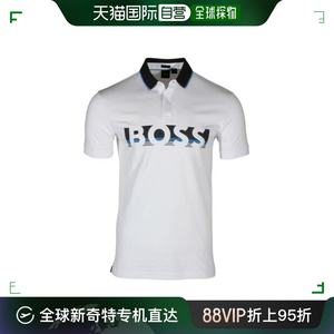 香港直邮HUGO BOSS男士白色POLO衫 PAVEL-50466433-100