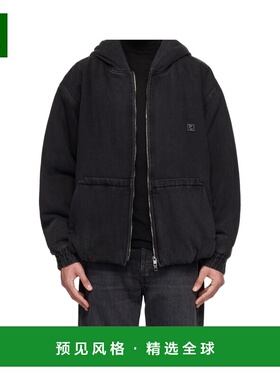 香港直邮WOOYOUNGMI 男士夹克 W253JP26992B AW2025 黑色 拉链连
