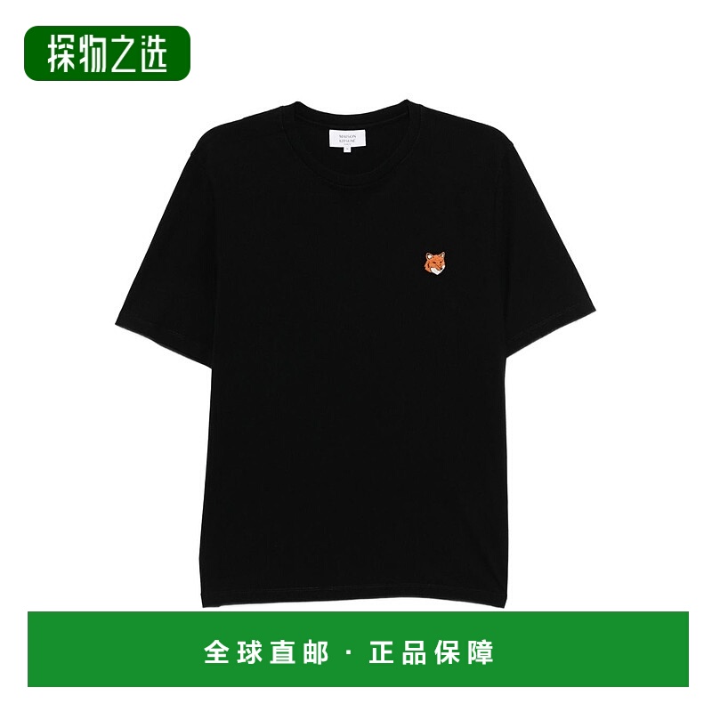 香港直邮MAISON KITSUNE 男士 狐狸頭常規款 T 卹 PM00107KJ7026