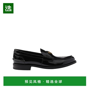 香港直邮Prada 亮面皮革乐福鞋 2DB223069FX000普拉达一脚蹬