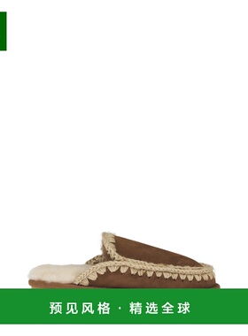 香港直邮MOU 女士拖鞋 MUFW101125ACOG AW2025 褐色 Sandals