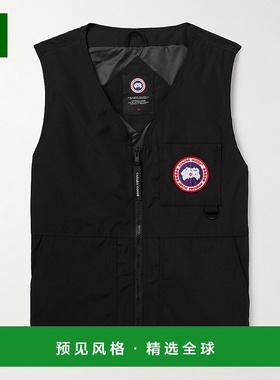 香港直邮Canada Goose 加拿大鹅 男士 Canmore Logo-Appliquéd T