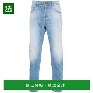 1h可退 香港直邮Dondup 男士 - Dian à plaque 徽标牛仔裤 up576