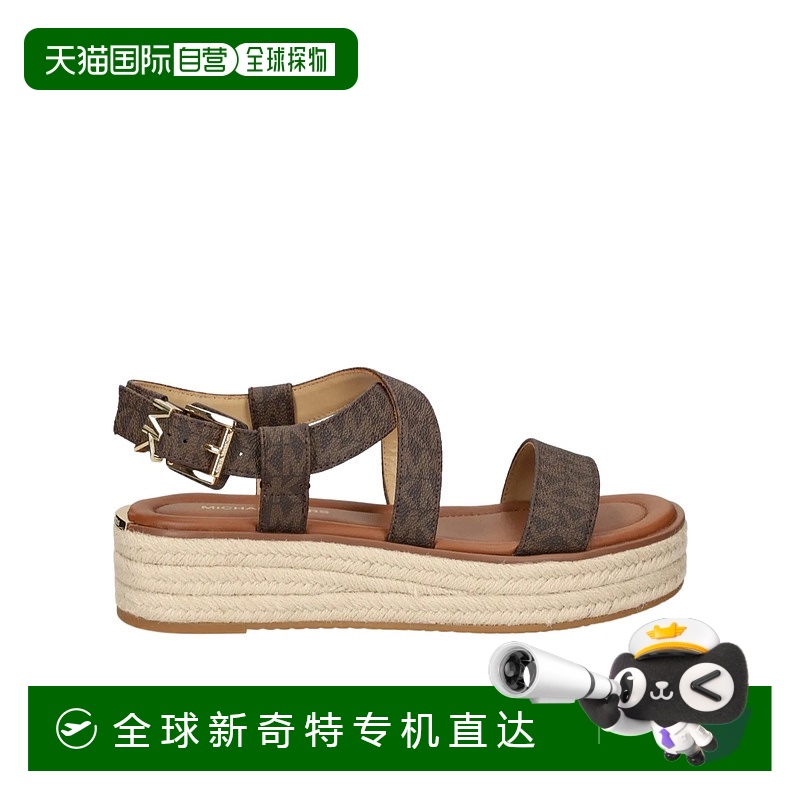 香港直邮Michael Kors 低跟草编鞋 40S5LYFS1