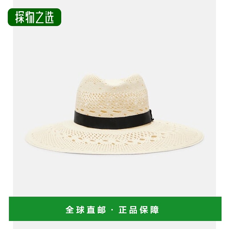 香港直邮Chloe 蔻依 女士 Panama 草编遮阳帽 white白色 舒适时尚