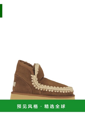 香港直邮MOU 女士雪地靴 MUFW681000ACOG AW2024 棕色短靴