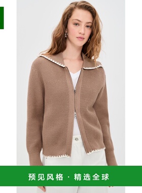 1h可退 香港直邮VARLEY 女士 Sibley 柔软针织夹克  舒适时尚