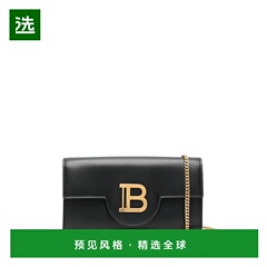 欧洲直邮BALMAIN 女士手拿包DN1ON197LAVE0PA牛皮单肩包手提包