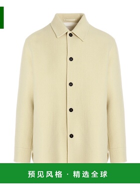 香港直邮Jil Sander 长袖初剪羊毛休闲夹克 J23BN0006J40020翻领