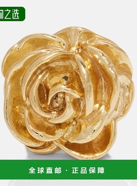 香港直邮magda butrym 女士 花朵镀金戒指 metal金属色 舒适时尚