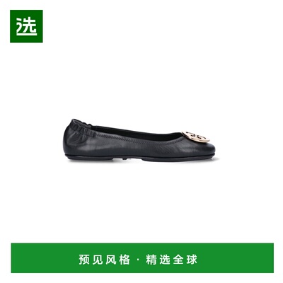 香港直邮Tory Burch 托里·伯奇 女士 黑色平底鞋 50393013一脚蹬