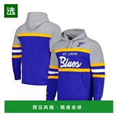 美国直邮 Mitchell Ness 1h可退 男士 蓝色灰色圣路易斯蓝调主