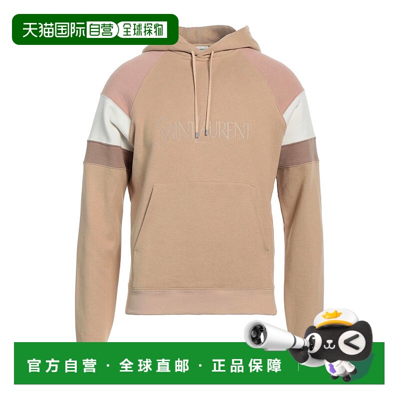 1h可退 香港直邮Saint Laurent 圣罗兰 男士 连帽运动衫卫衣