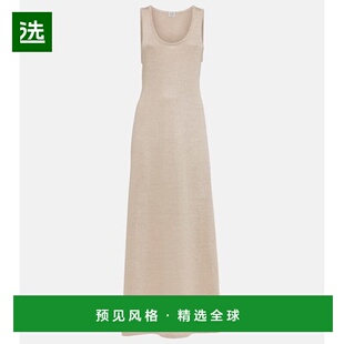 香港直邮TOTÊME 女士 针织长款连衣裙 beige米色 舒适时尚