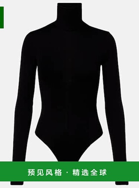1h可退 香港直邮AGOLDE 女士 Wilma 针织高领连体衣 black黑色 舒