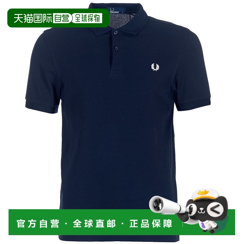 欧洲直邮Fred Perry 男士 THE FRED PERRY SHIRT 短袖polo衫 海蓝