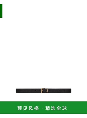 香港直邮Saint Laurent 徽标方扣腰带 634440DTI0W皮带