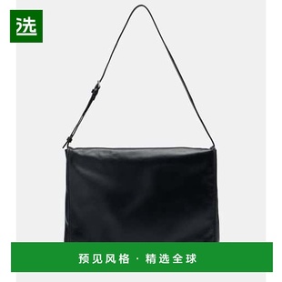 女士 Nan 皮革肩包 1h可退 舒适时尚 Row black黑色 香港直邮The