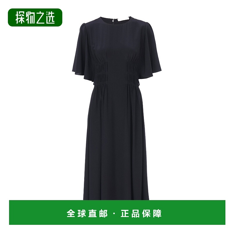 香港直邮Chloe 翼袖喇叭形连衣裙 C24SRO01004