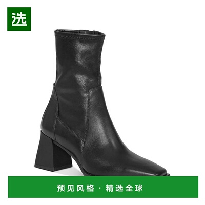 1h可退 【美国直邮】Vagabond 女鞋 Hedda方头高跟靴 时装靴 真皮