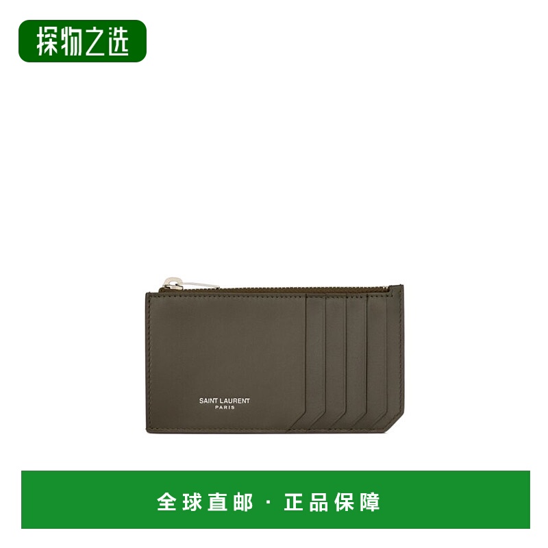 香港直邮Saint Laurent 拉链卡包 6093620U90E