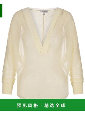 香港直邮Alaia 半透明连帽性感紧身衣套装 AA9B0371K053A