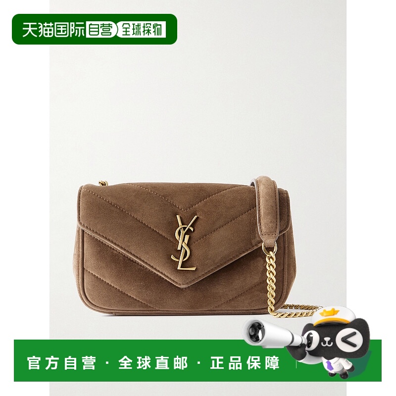 1h可退 香港直邮Saint Laurent 圣罗兰 女士 Loulou 小号绗缝绒面