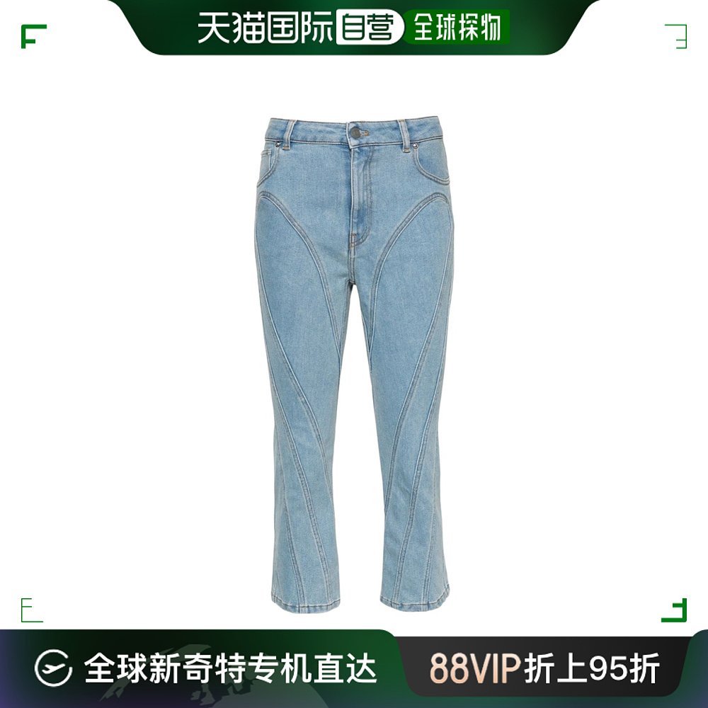 香港直邮Mugler腰带环牛仔裤 24S6PA0426247