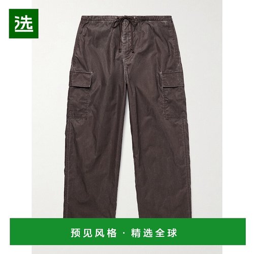 1h可退 香港直邮Our Legacy 男士 Way Shell 直筒抽绳工装裤子 M2