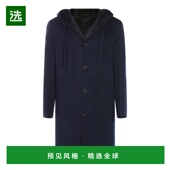 1h可退 AARUTC65632850 蓝色羊毛大衣 香港直邮Lardini 男士