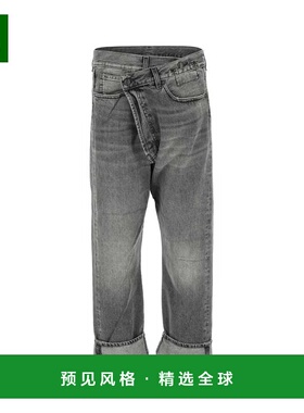 1h可退 香港直邮R13 女士 牛仔裤 R13W2048549A black黑色 舒适时