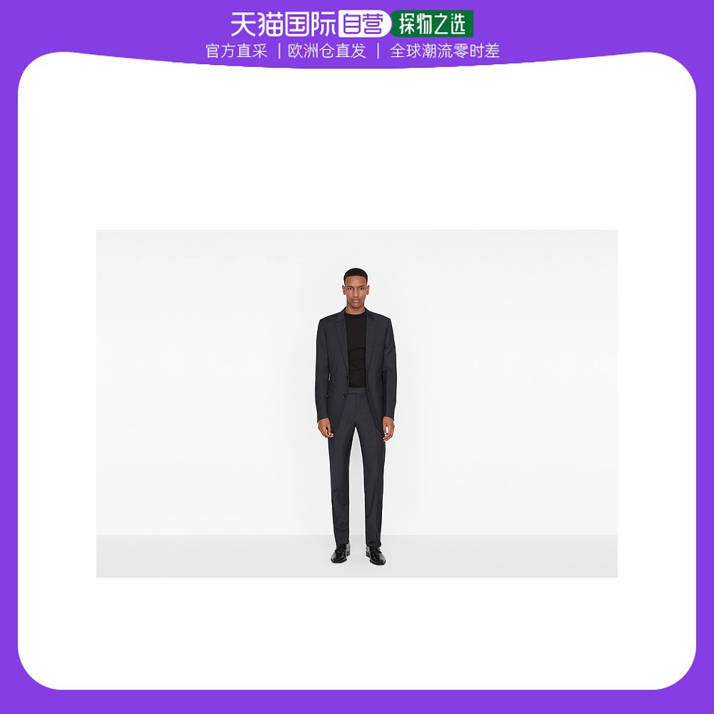 欧洲直邮Dior/迪奥男士正装西服外套海军蓝长袖正肩修身气质保暖