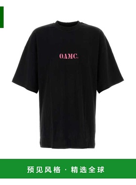 1h可退 香港直邮Oamc 男士 黑色棉质T恤 24E28OAJ14COT00912