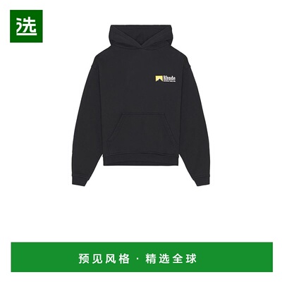 1h可退 香港直邮Rhude 男士 International Racing 徽标连帽衫 RH