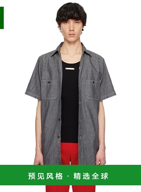 1h可退 香港直邮Maison Margiela 马丁·马吉拉 男士 灰色衬衫 S5